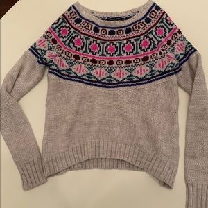 American Eagle Patterned winter sweater